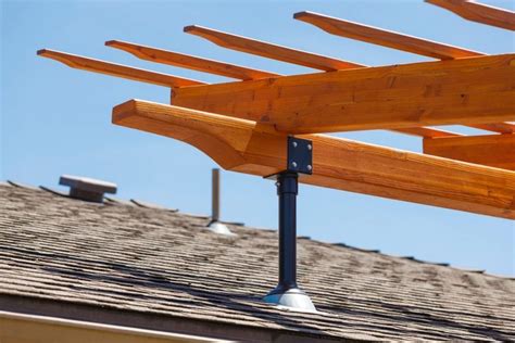 roof mounted pergola brackets